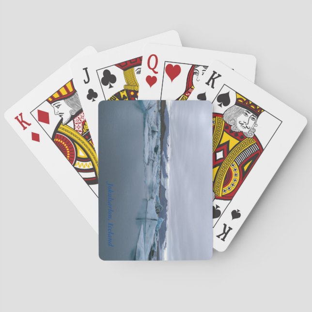 Jokulsarlon, Iceland-Glacier Lagoon playing cards (Back)