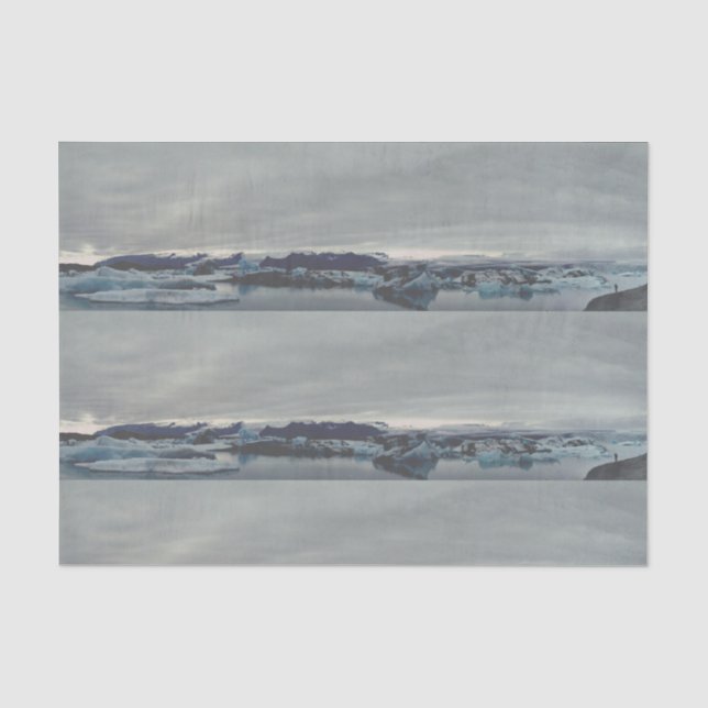 Jokulsarlon, Iceland - Glacier Lagoon tissue paper (Front)