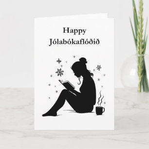 Jolabokaflod - Iceland Book Flood Card