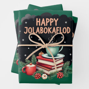 Jolabokaflod - Iceland Book Flood Wrapping Paper Sheets