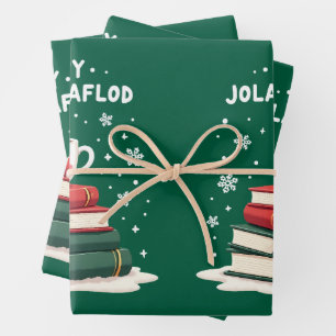 Jolabokaflod - Iceland Book Flood Wrapping Paper Sheets