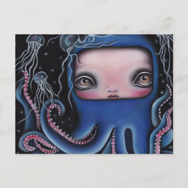 Jolenta Octopus Girl Postcard (Front)