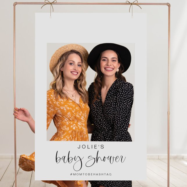 JOLIE Modern Boho Baby Shower Photo Frame Prop Foam Board (Creator Uploaded)