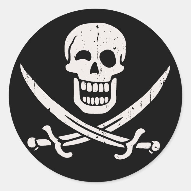 Jollier Jack Classic Round Sticker (Front)