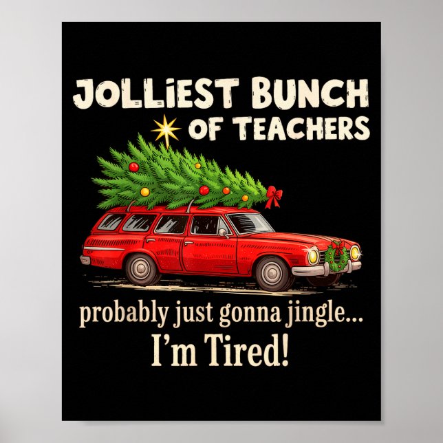 Jolliest Bunch Of Teachers Probably Just Gonna Jin Poster (Front)