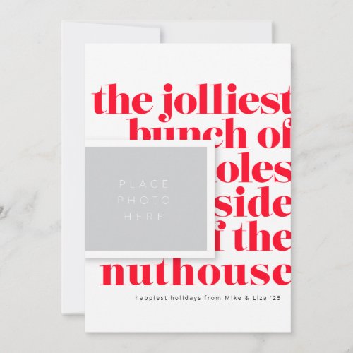 Jolliest Bunch Tradition Holiday Card