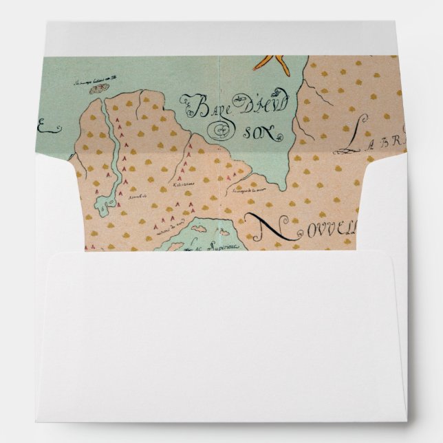 JOLLIET: NORTH AMERICA 1674 ENVELOPE (Back (Bottom))