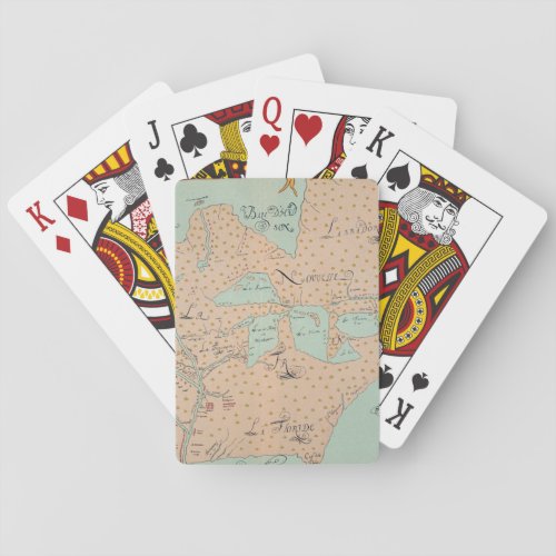 JOLLIET NORTH AMERICA 1674 PLAYING CARDS