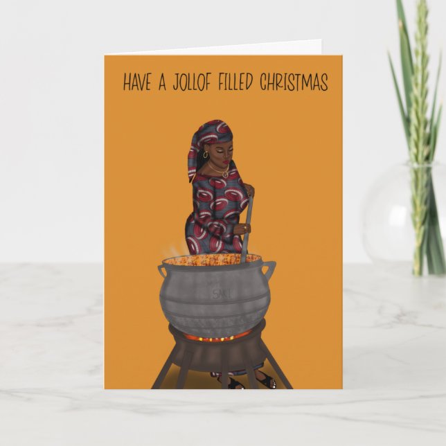 Jollof Christmas Holiday Card (Front)