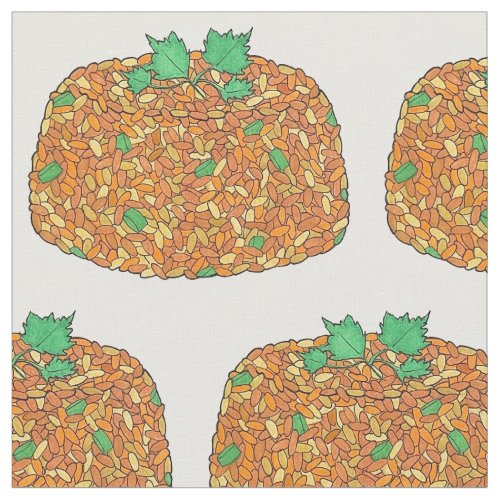 Jollof Rice Nigerian Ghanaian West African Food Fabric