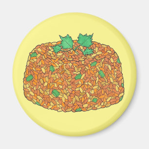 Jollof Rice Nigerian Ghanaian West African Food Magnet