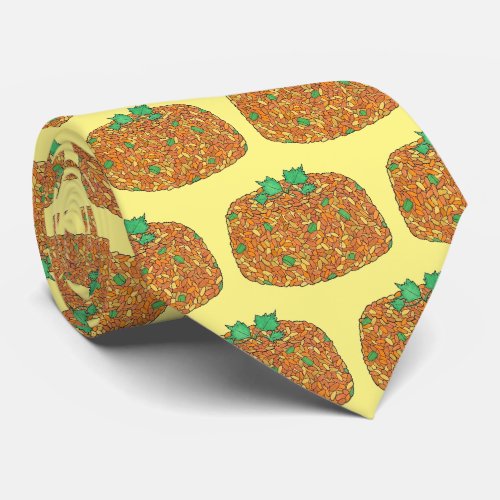 Jollof Rice Nigerian West African Food Cuisine Neck Tie