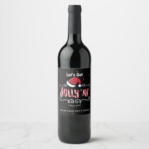 Jolly AF Wine Label