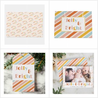 Jolly and Bright Colorful Christmas Collection