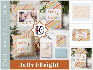 Jolly and Bright Colorful Christmas Collection