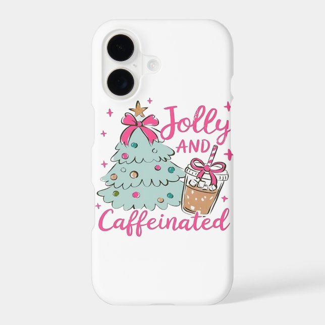 Jolly and Caffeinated Iphone Case (Back)
