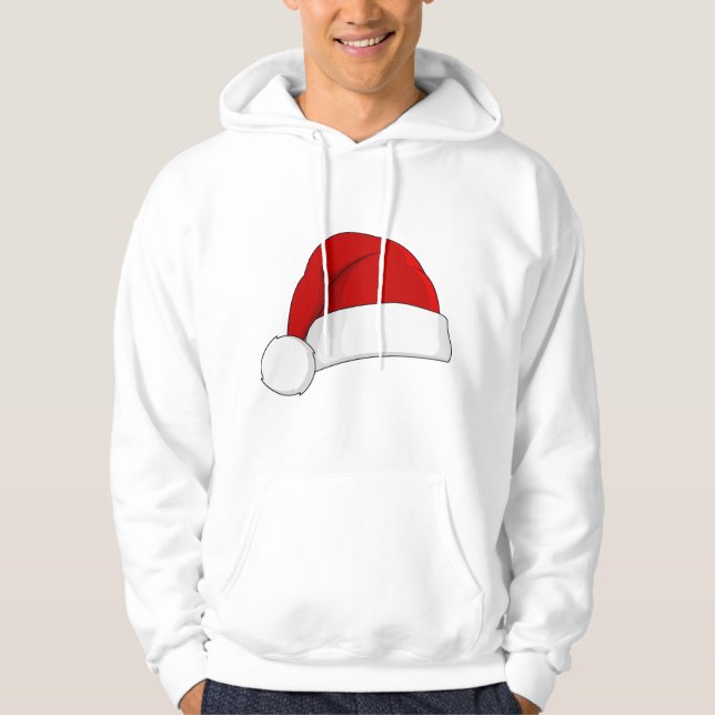 Jolly and Warm: The Ultimate Santa Hoodie (Front)