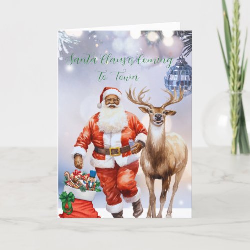 Jolly Arrival _ Personalized  Christmas Card