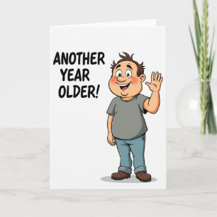 Jolly Birthday Cartoon Card