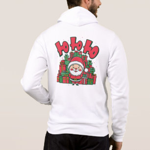Jolly Cartoon Santa Christmas Hoodie