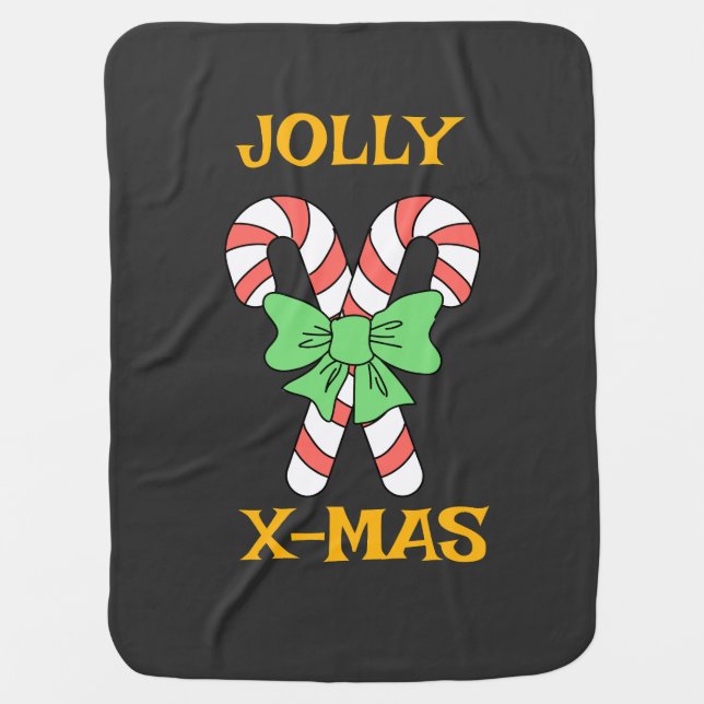JOLLY CHRISTMAS BABY BLANKET (Front)