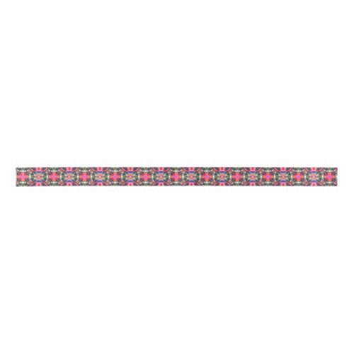 Jolly Christmas Colorful Maximalist Modern Merry Satin Ribbon