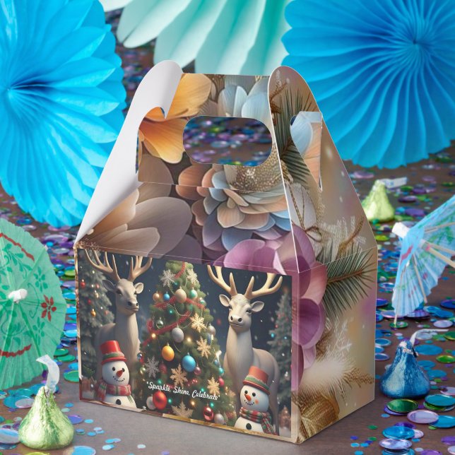 "Jolly Christmas" Favor Boxes (Party)