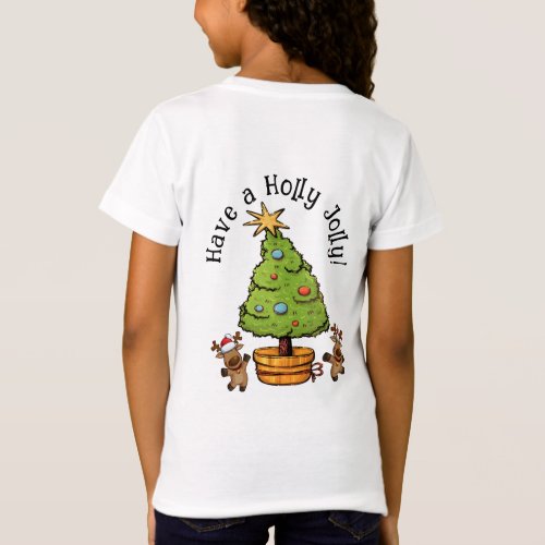 Jolly Christmas for Kids and All T_Shirt