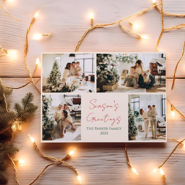 Jolly Christmas Holiday Family Photo Card (Creator Uploaded)