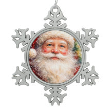 Jolly Christmas Santa Portrait