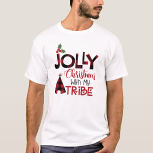 Jolly Christmas with my Tribe Christmas T-Shirt