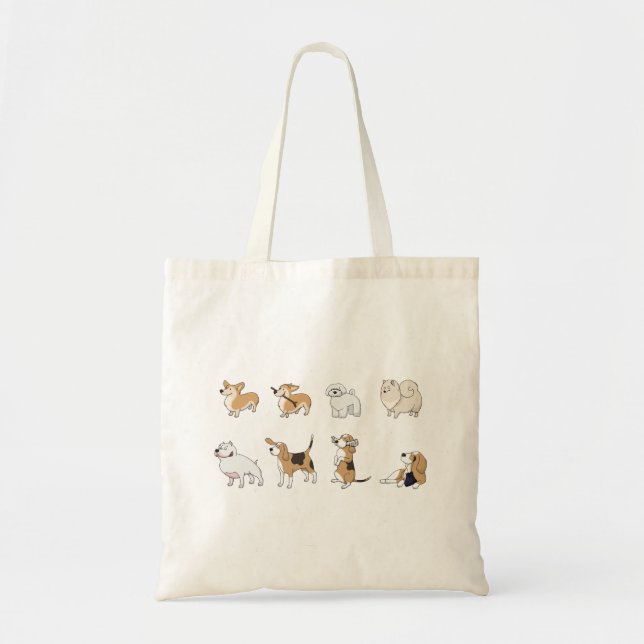 Jolly Corgis Tote Bag (Front)