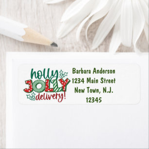 Jolly Delivery Return Address Label