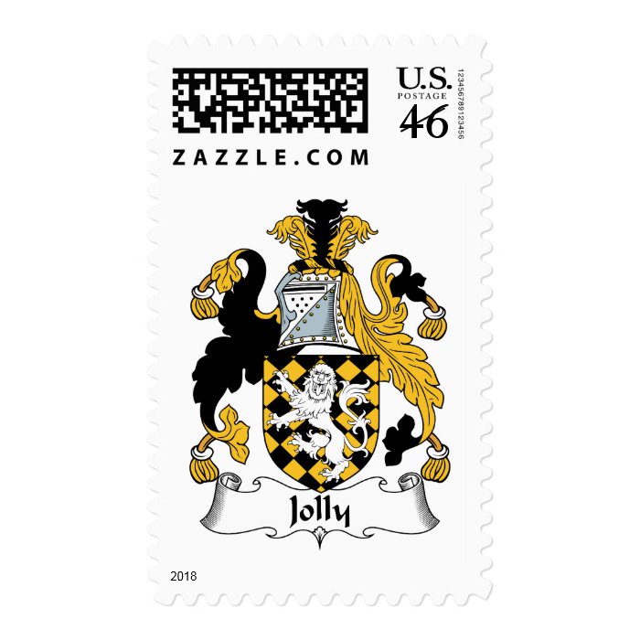 Jolly Family Crest Postage Stamps