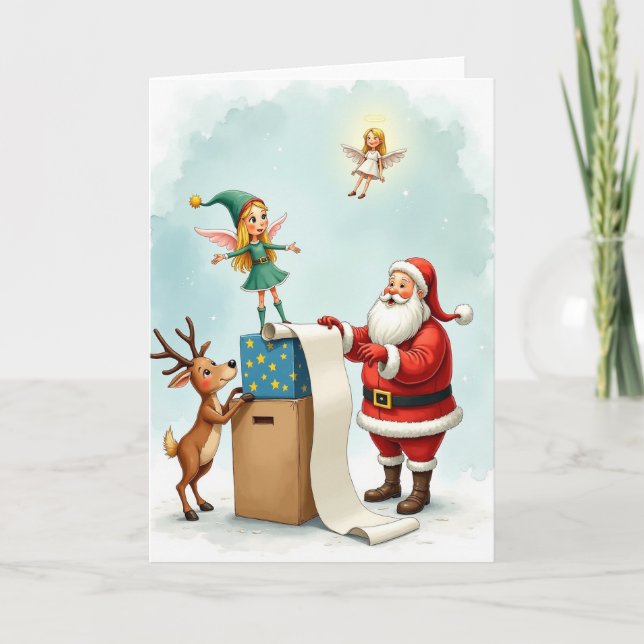 Jolly Figure Scroll Card (Front)