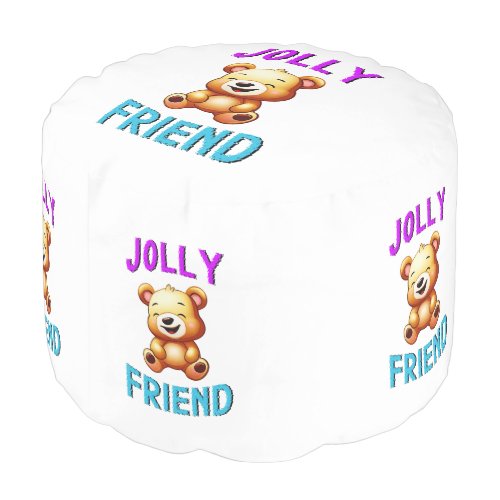 Jolly Friend Pandas July Bears 30 Teddy Friendship Pouf