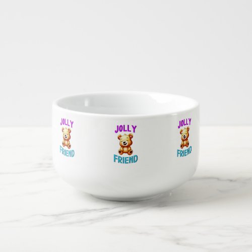 Jolly Friend Pandas July Bears 30 Teddy Friendship Soup Mug