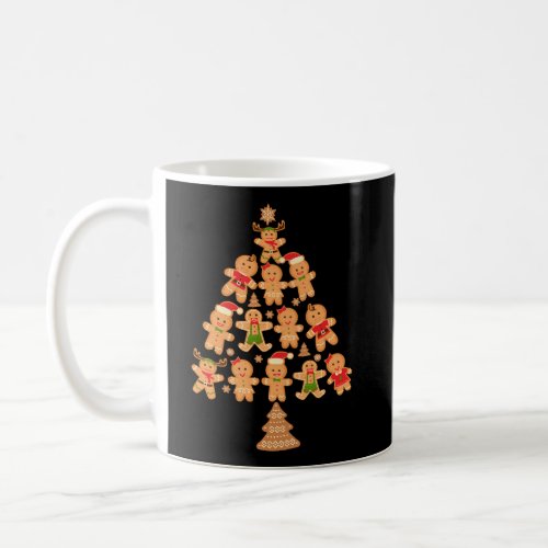 Jolly Gingerbread Christmas Tree Lights Funny Xmas Coffee Mug