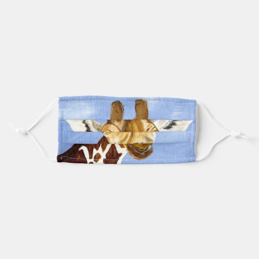 'Jolly Giraffe' face mask by JML (Front, Folded)