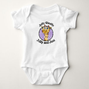 Jolly Giraffe Jelly and Jam Baby Bodysuit