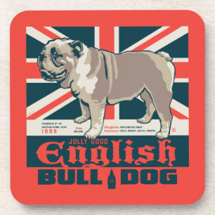 Jolly Good English Bulldog Beverage Coaster