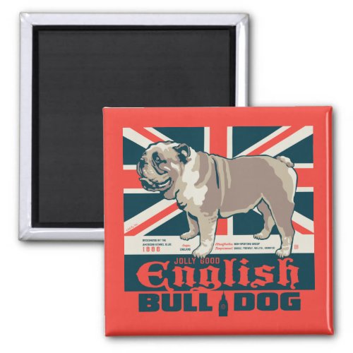 Jolly Good English Bulldog Magnet