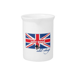 Jolly good old chap! beverage pitcher