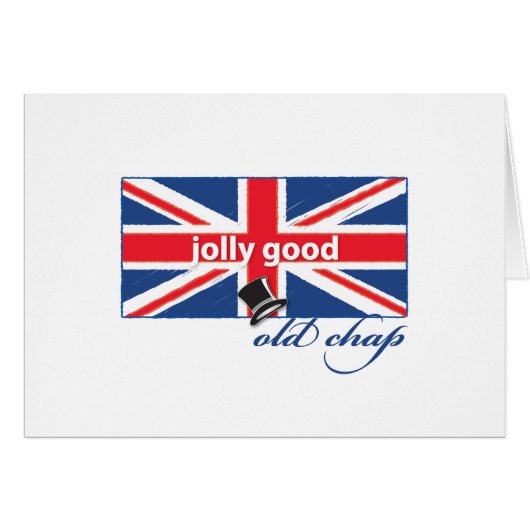Jolly good old chap! cards (Front Horizontal)