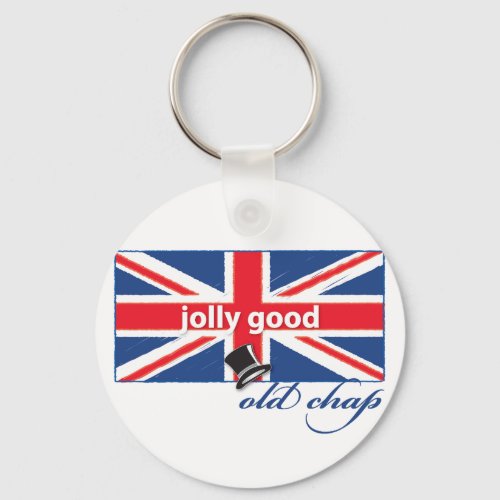 Jolly good old chap keychain