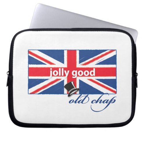 Jolly good old chap laptop sleeve