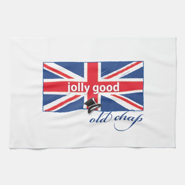 Jolly good old chap! towel (Horizontal)