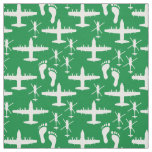 Jolly Green Rescue Team Pattern Fabric