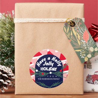 Jolly Holiday Christmas Santa Hat