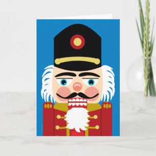 Jolly Holiday Cute Fun Vintage Nutcracker Card